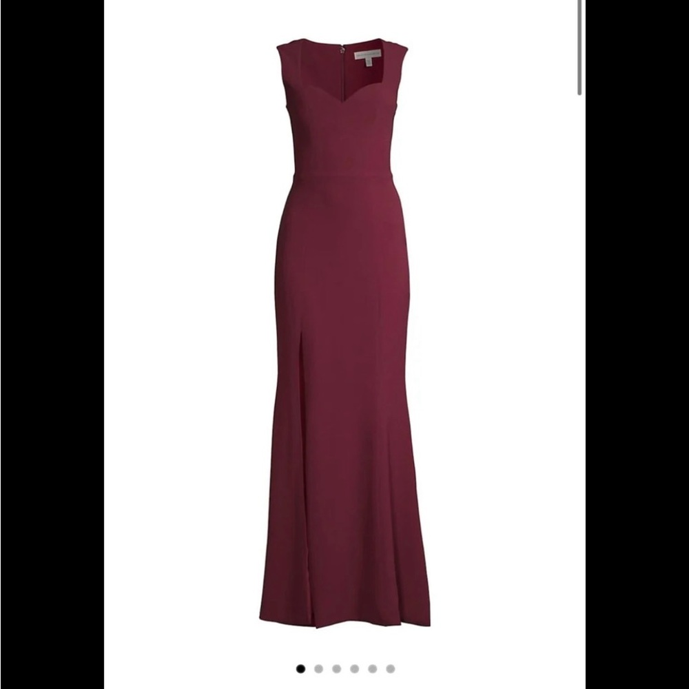 Dress the population Monroe slit gown
